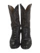 Larry Mahan's Collection by Milano Hat Co. Leather Patterned Western Boots