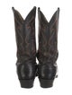 Larry Mahan's Collection by Milano Hat Co. Leather Patterned Western Boots