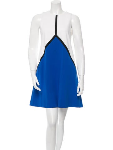 Lisa Perry Sleeveless Colorblock Dress w/ Tags