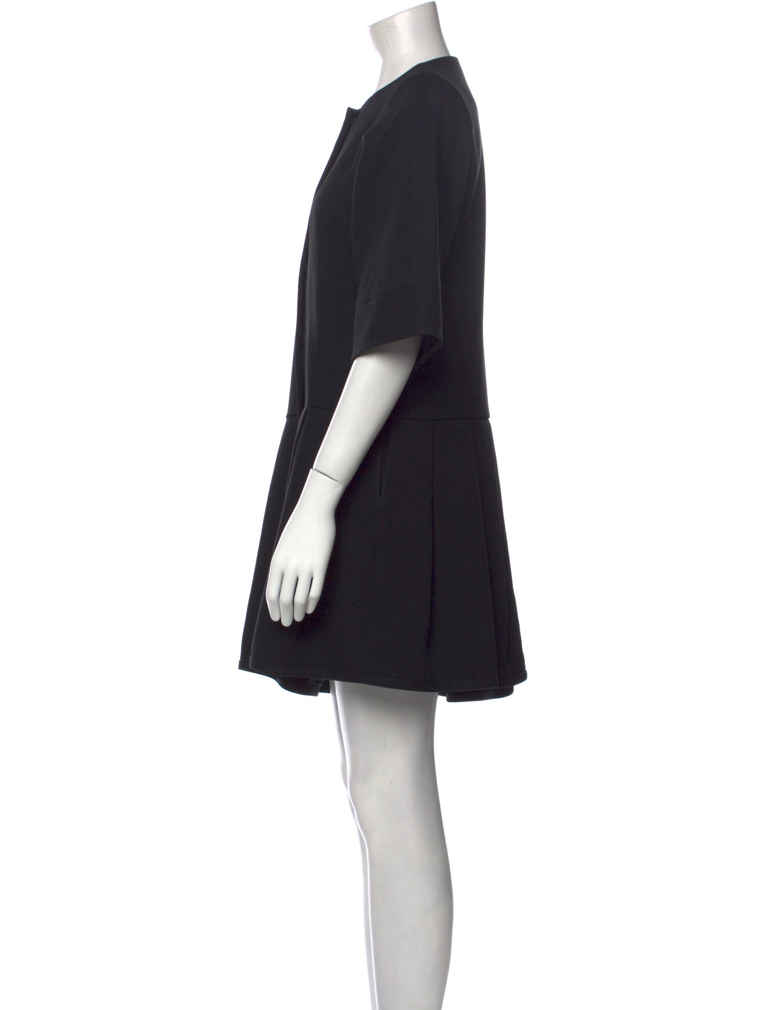 Lisa Perry Crew Neck Mini Dress