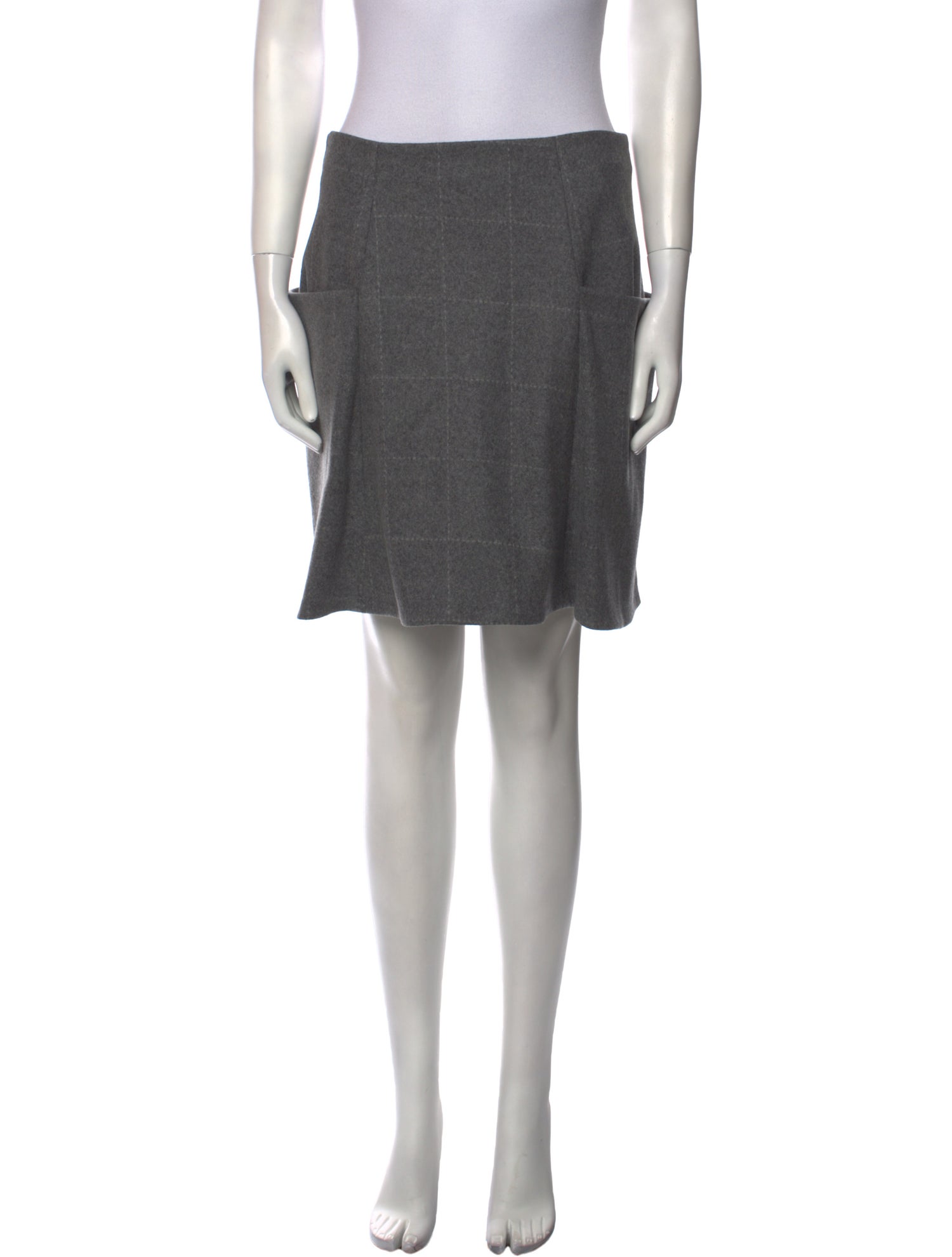 Lisa Perry Wool Mini Skirt