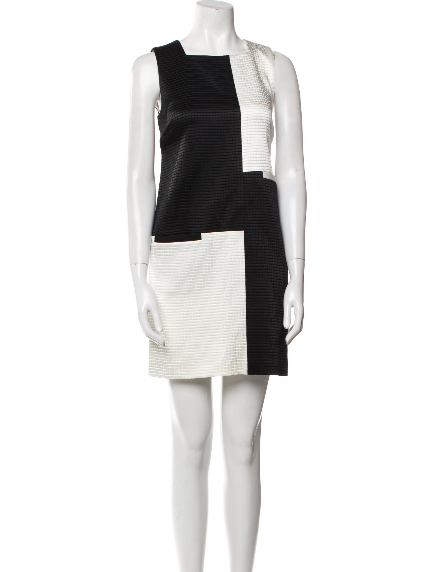 Lisa Perry Colorblock Pattern Mini Dress w/ Tags
