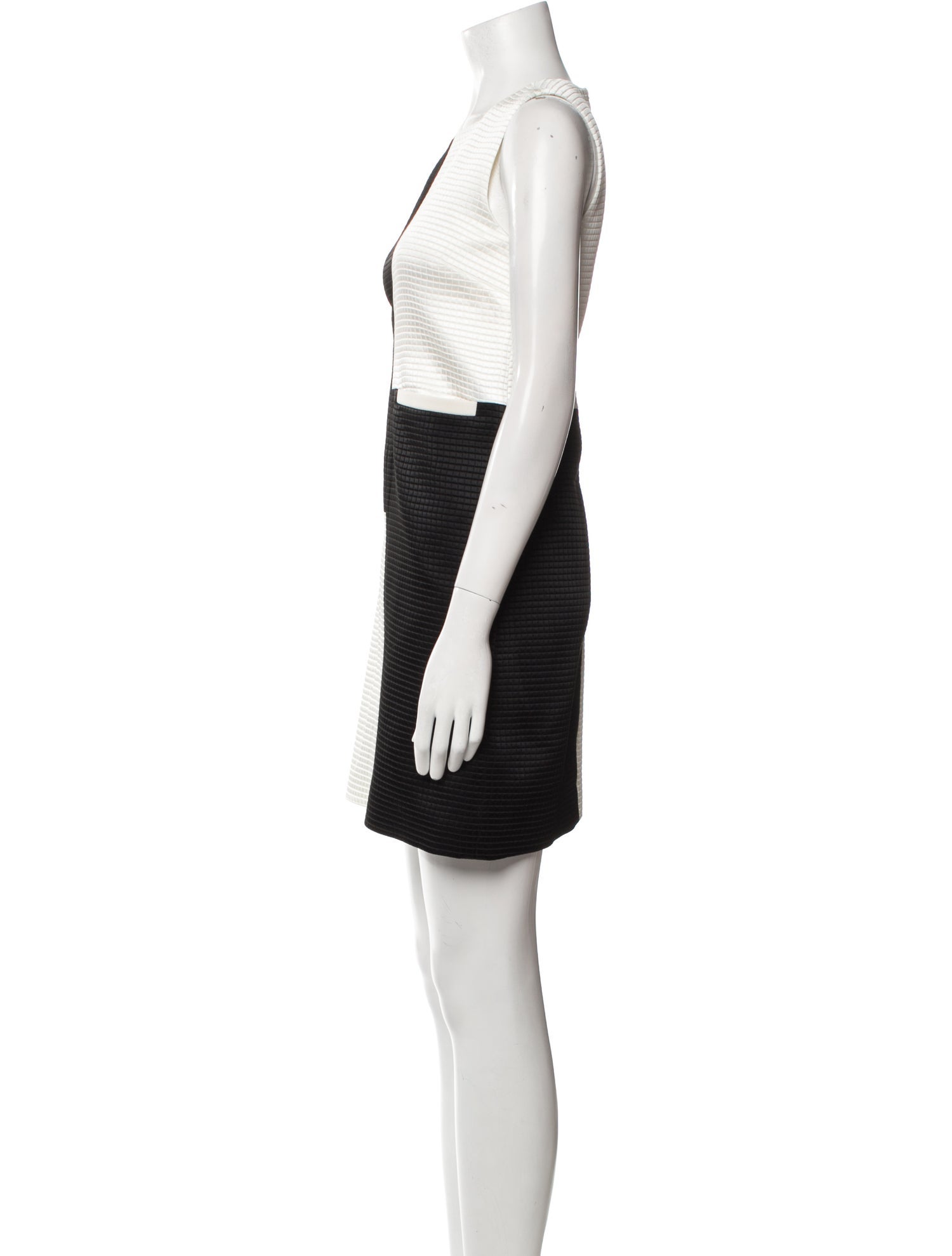 Lisa Perry Colorblock Pattern Mini Dress w/ Tags