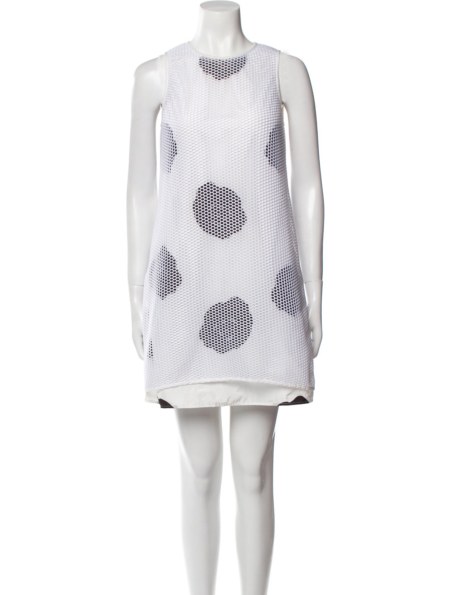 Lisa Perry Crew Neck Mini Dress