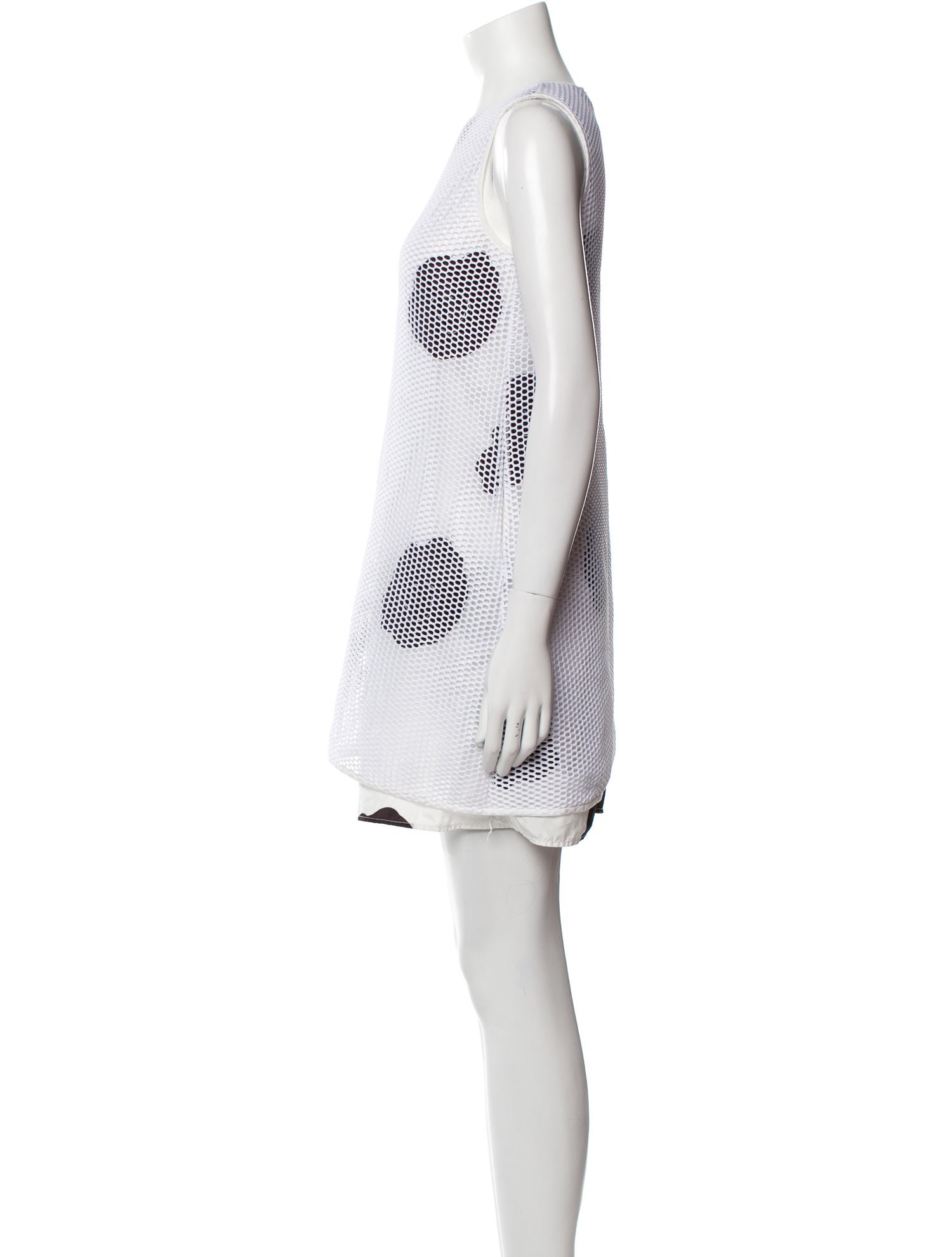 Lisa Perry Crew Neck Mini Dress