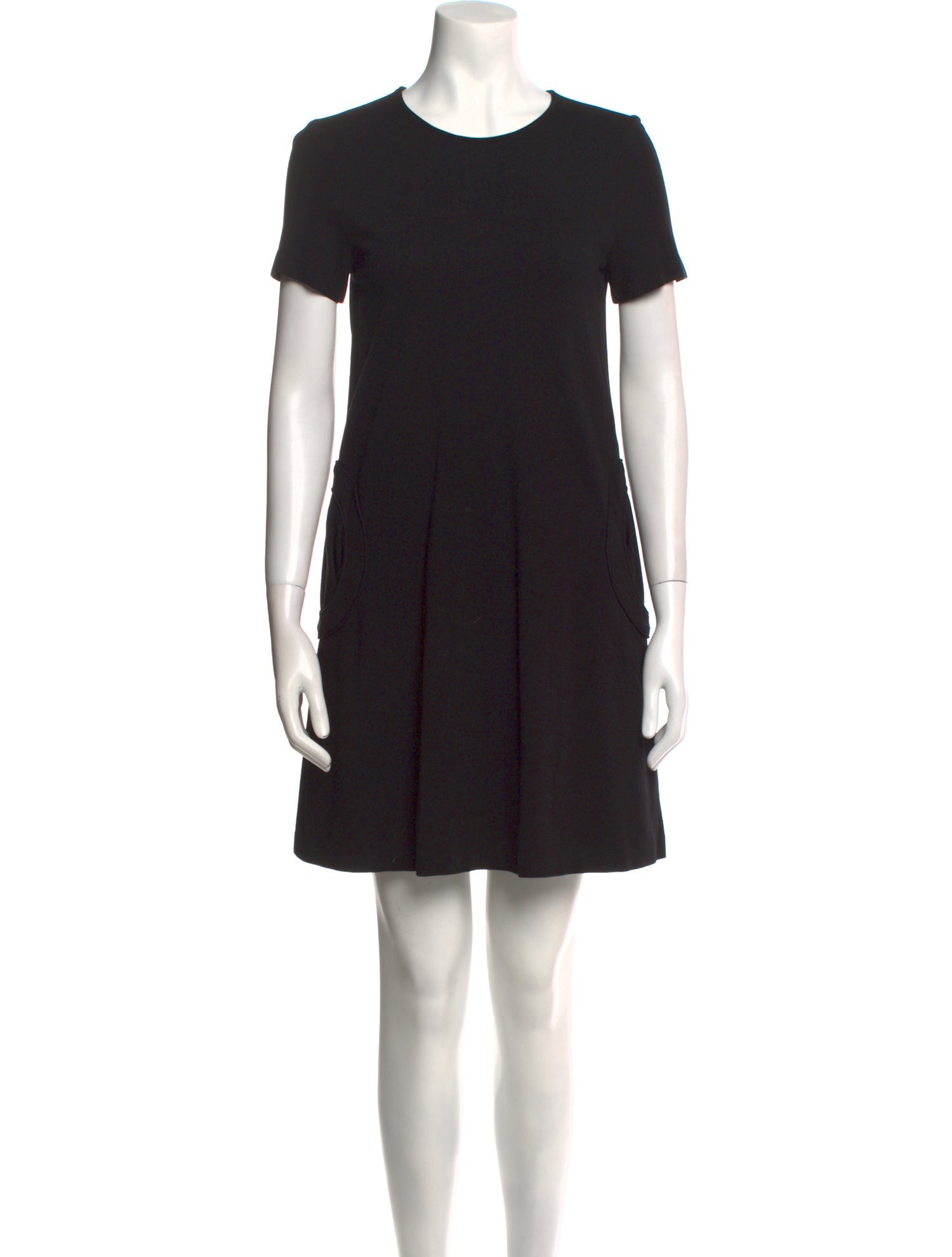 Lisa Perry Crew Neck Mini Dress