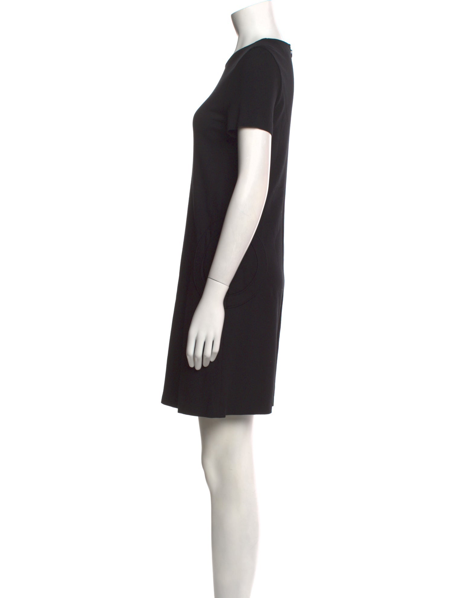 Lisa Perry Crew Neck Mini Dress