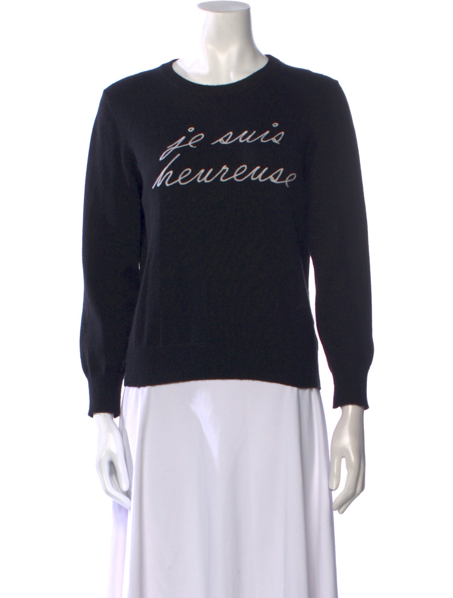 Lisa Perry Cashmere Graphic Print Sweater