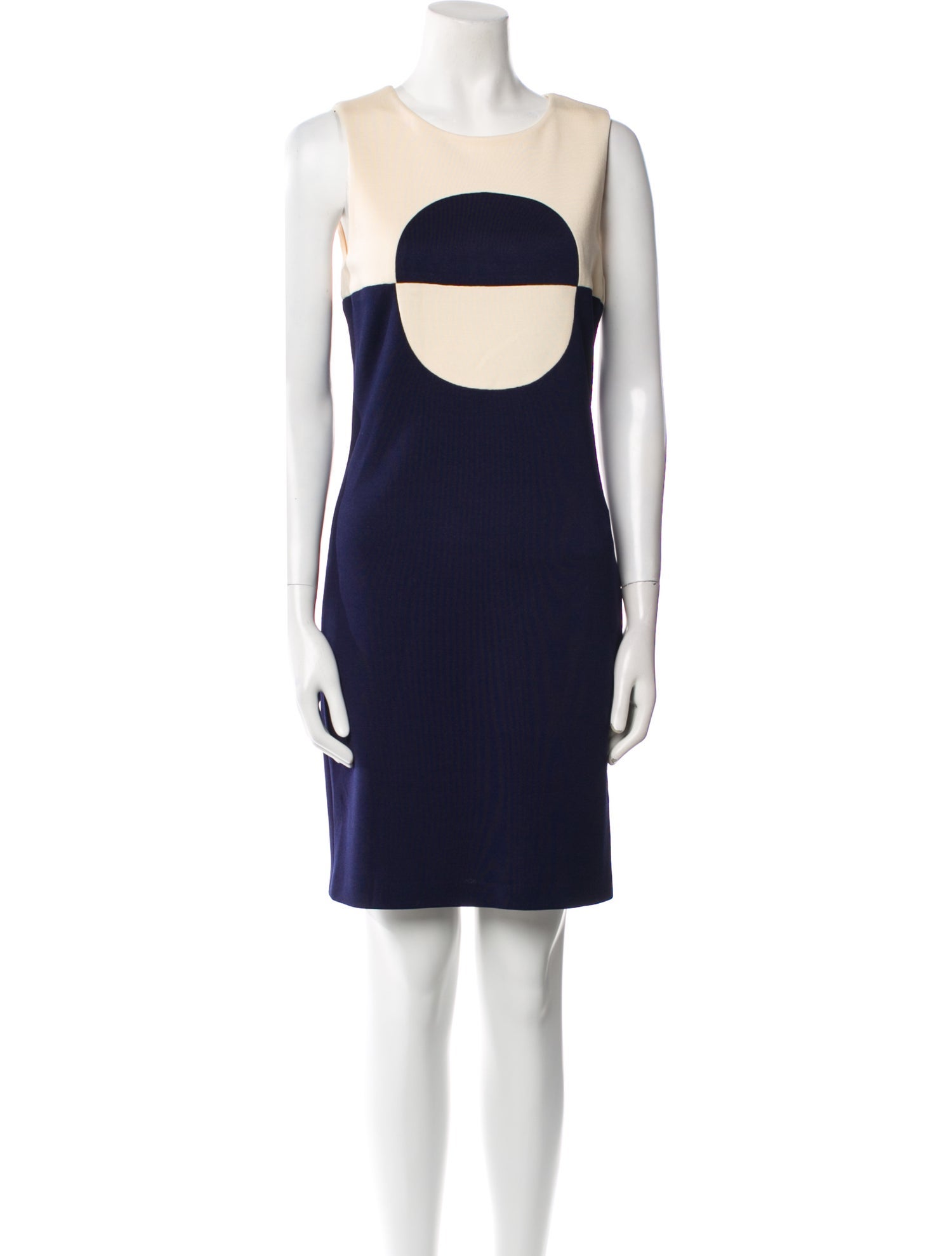 Lisa Perry Scoop Neck Mini Dress