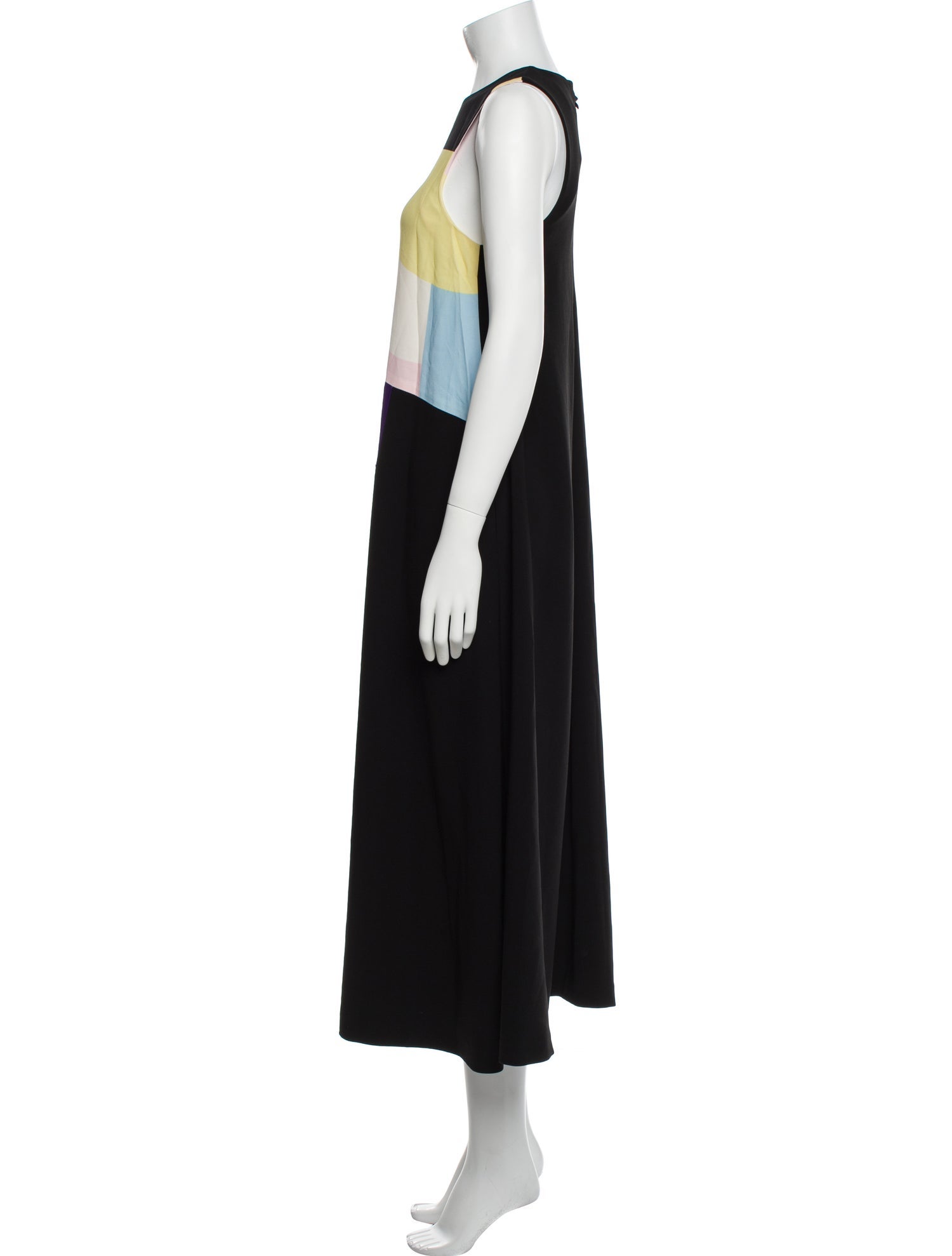 Lisa Perry Striped Long Dress