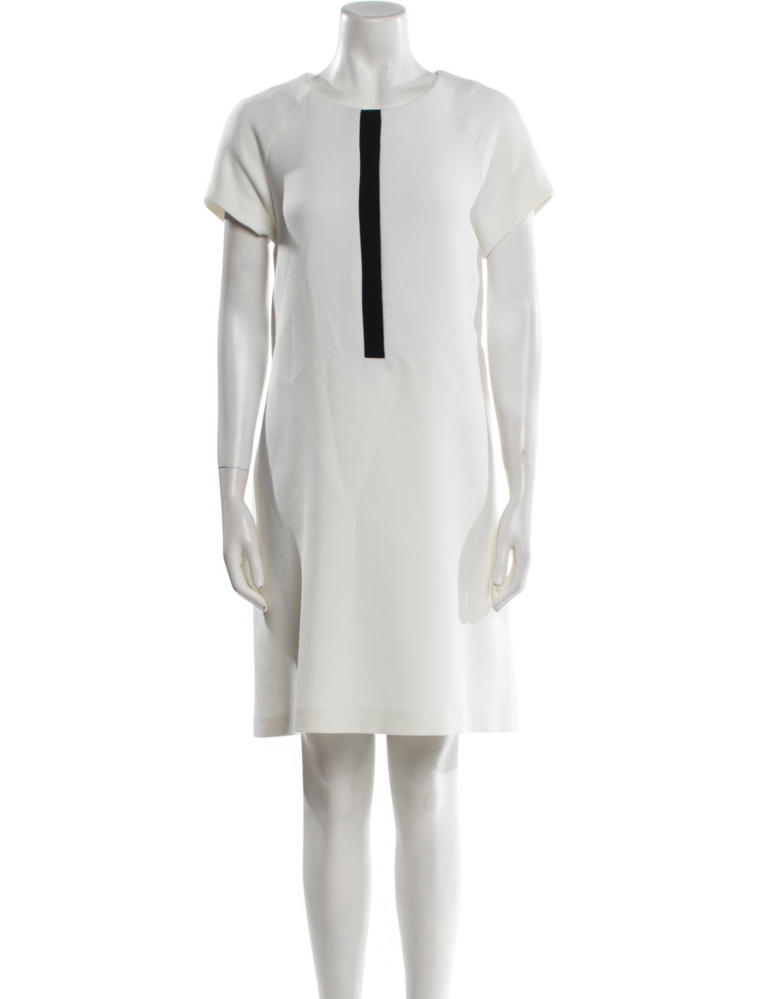 Lisa Perry Crew Neck Knee-Length Dress