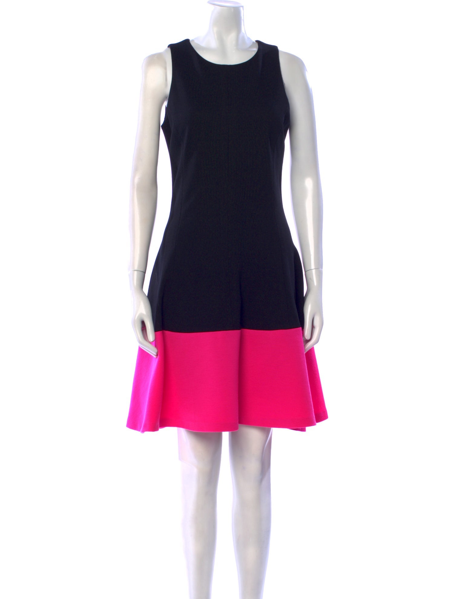 Lisa Perry Crew Neck Knee-Length Dress