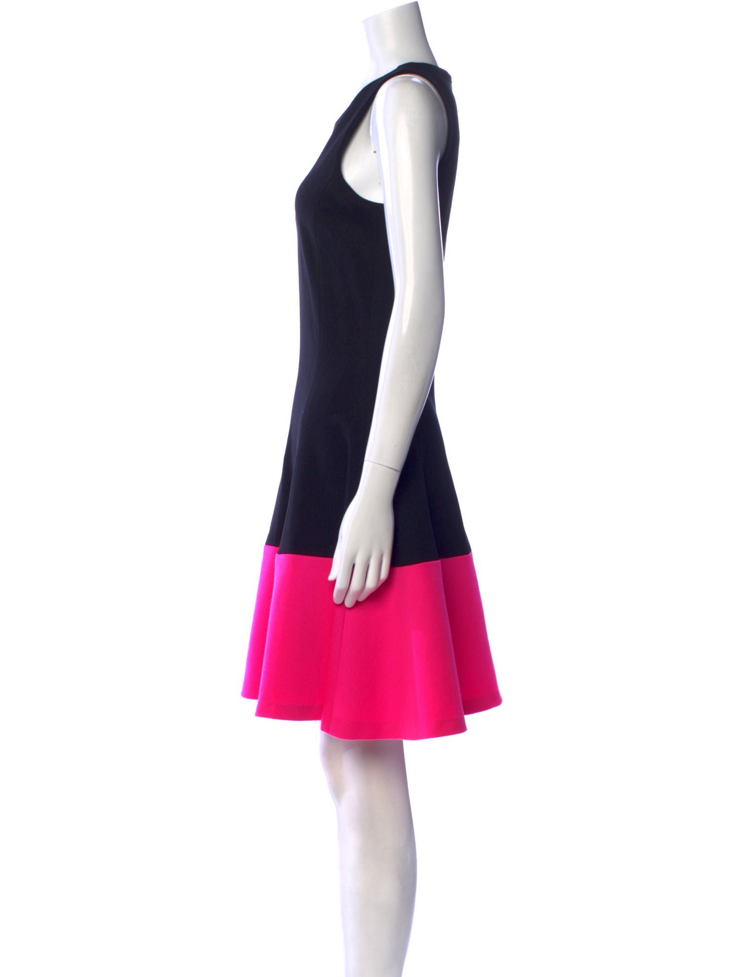 Lisa Perry Crew Neck Knee-Length Dress