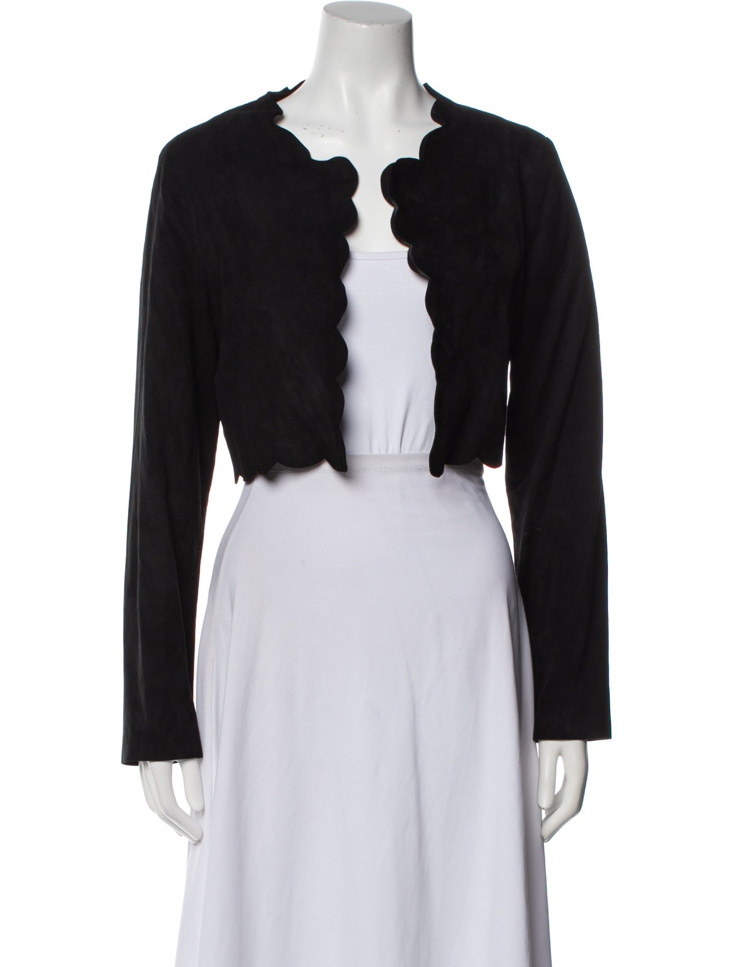 Lisa Perry Suede Bolero