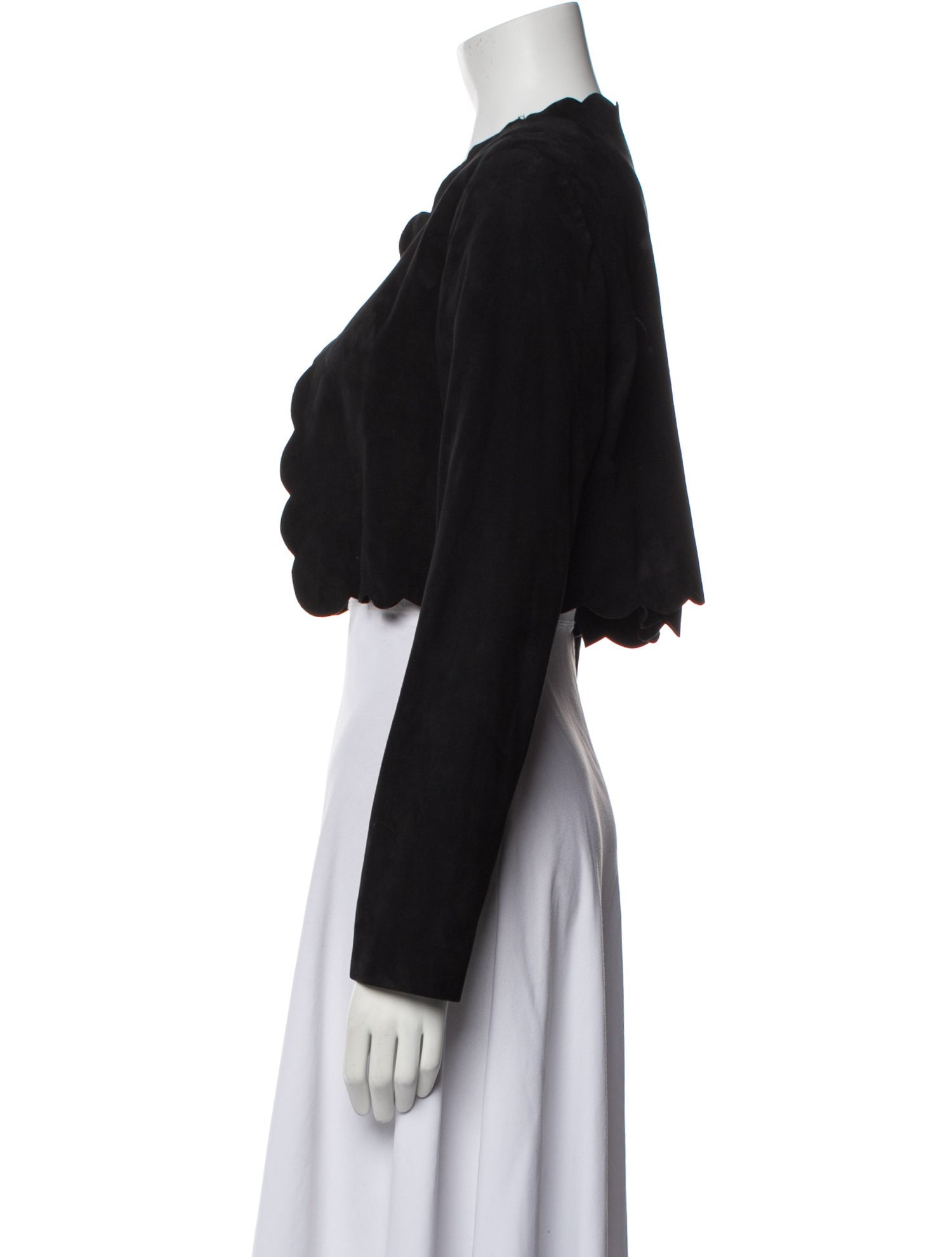 Lisa Perry Suede Bolero