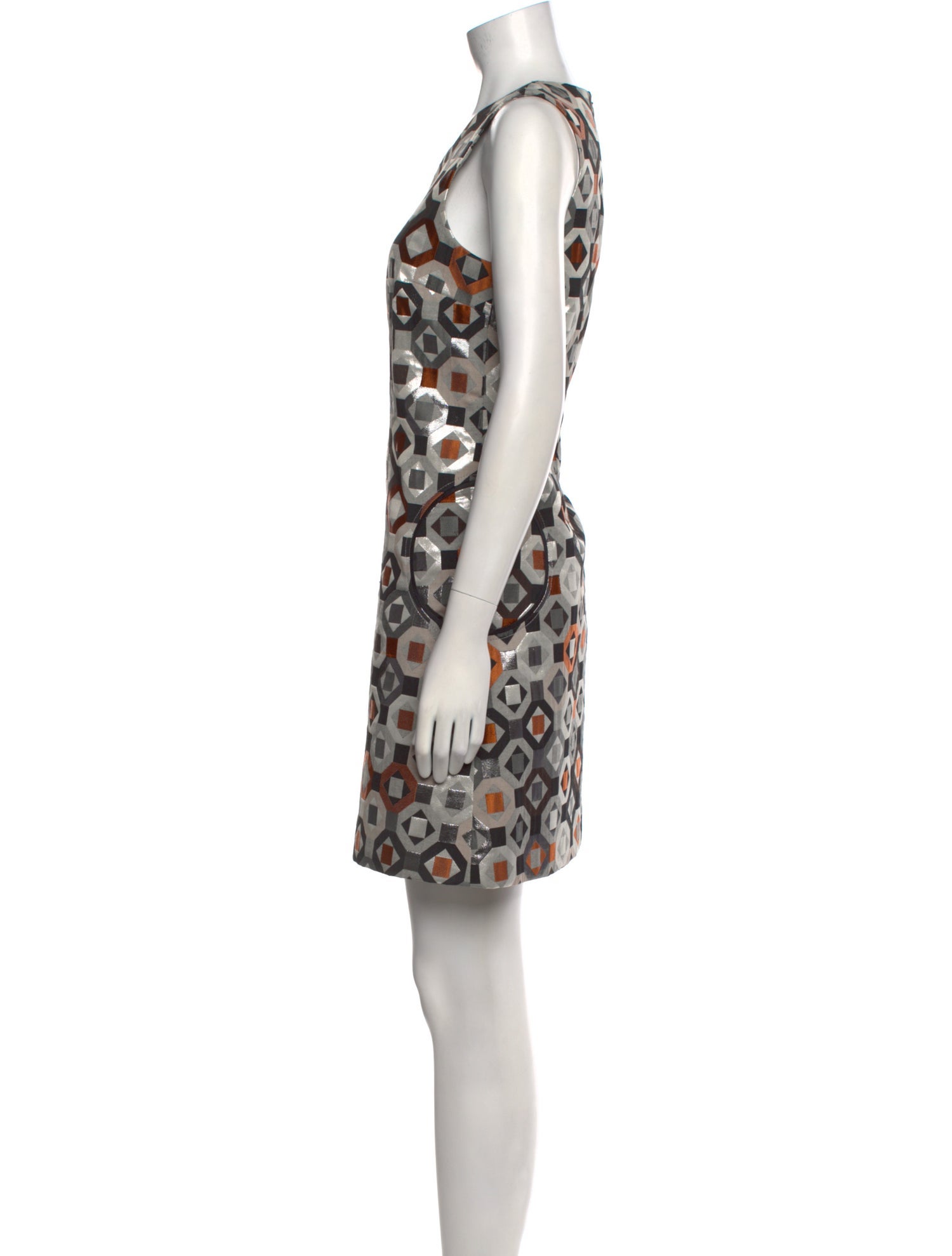 Lisa Perry Printed Mini Dress