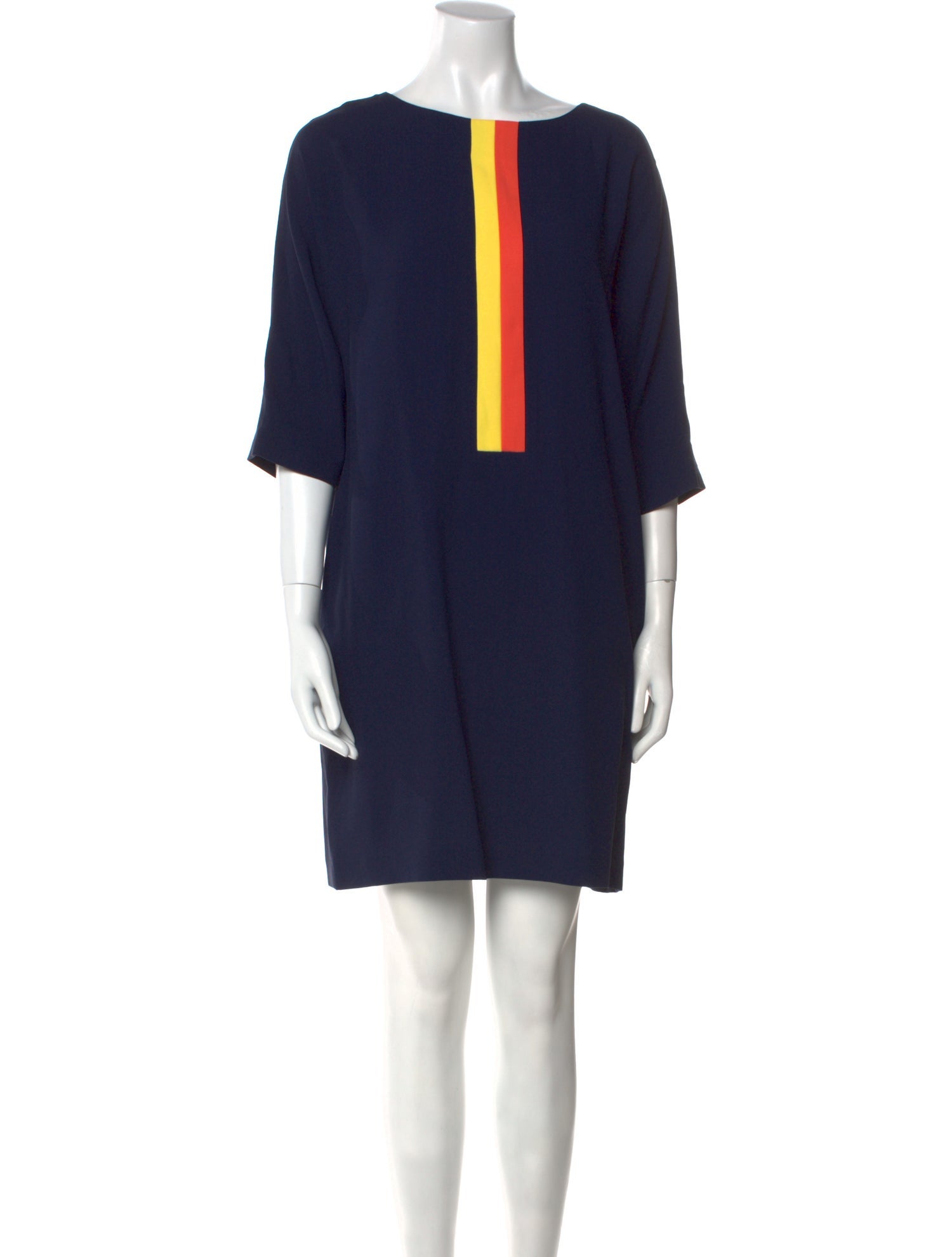 Lisa Perry Scoop Neck Mini Dress