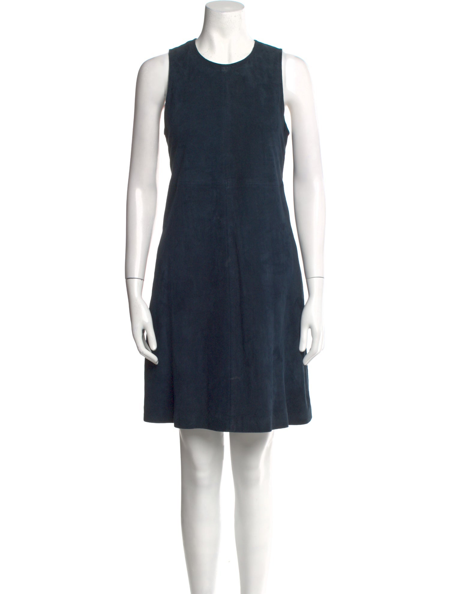 Lisa Perry Goat Leather Mini Dress