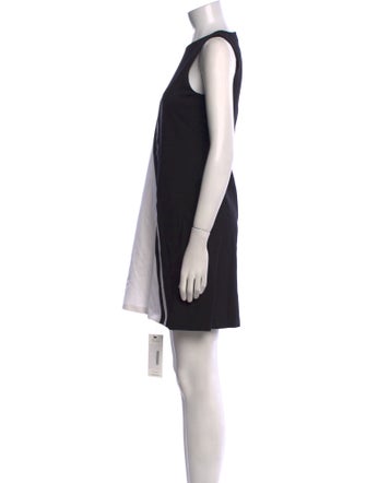 Lisa Perry Colorblock Pattern Mini Dress