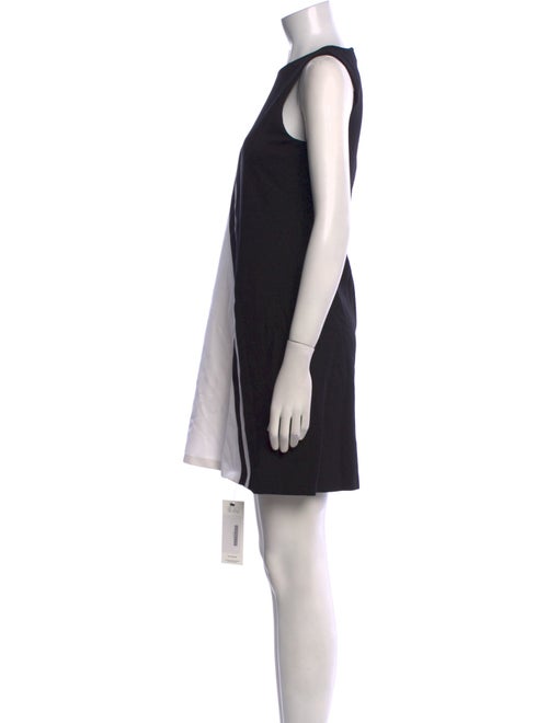 Lisa Perry Colorblock Pattern Mini Dress