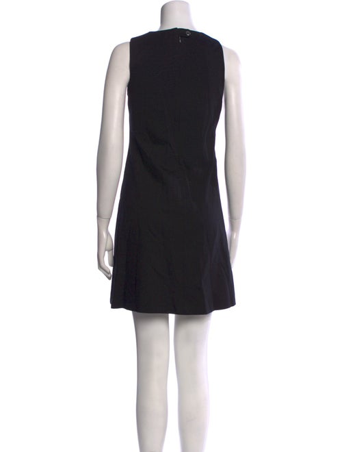 Lisa Perry Colorblock Pattern Mini Dress