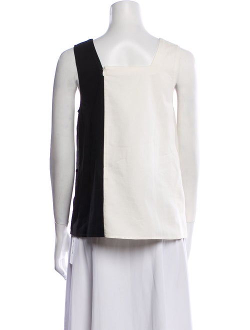 Lisa Perry Square Neckline Sleeveless Top