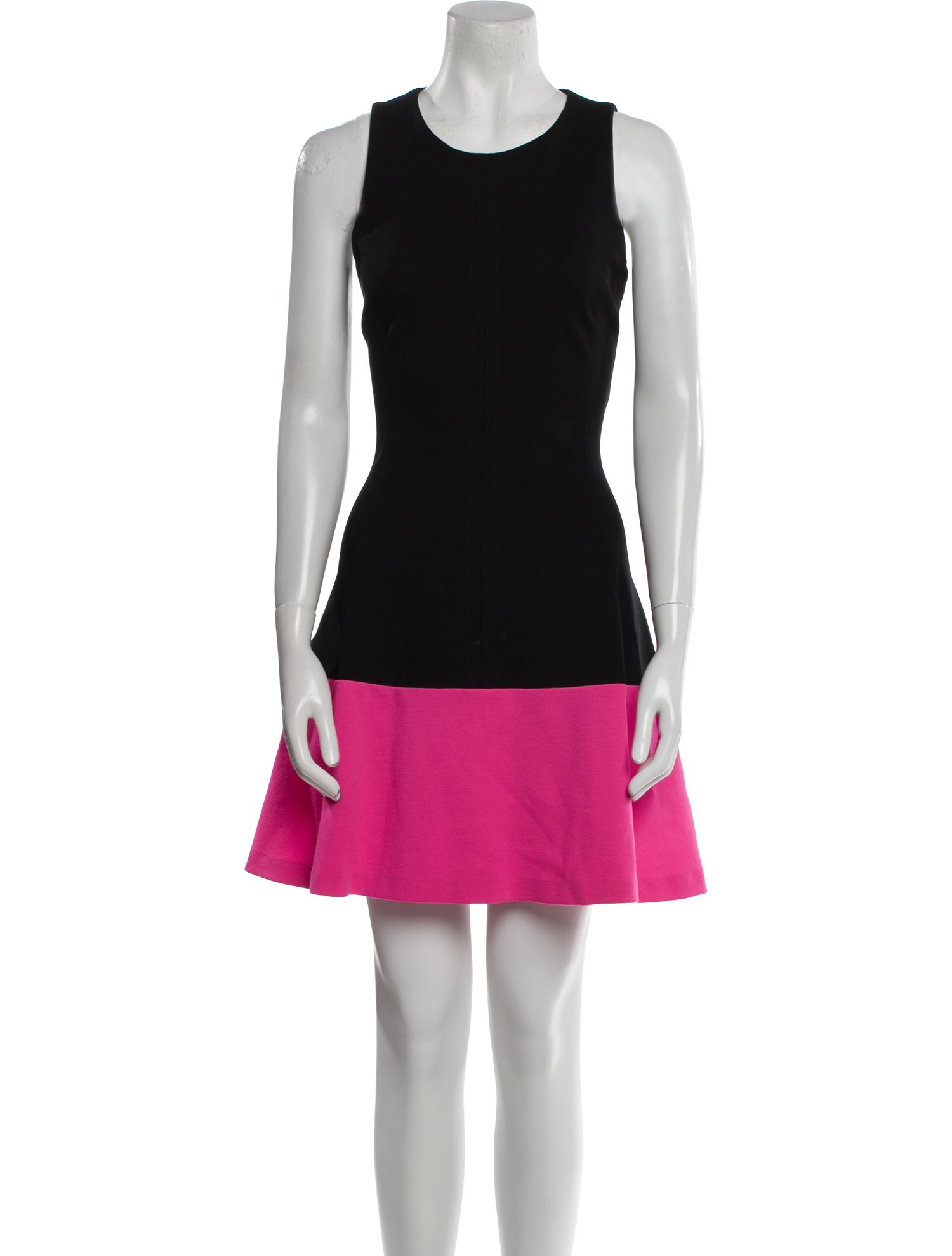 Lisa Perry Crew Neck Mini Dress