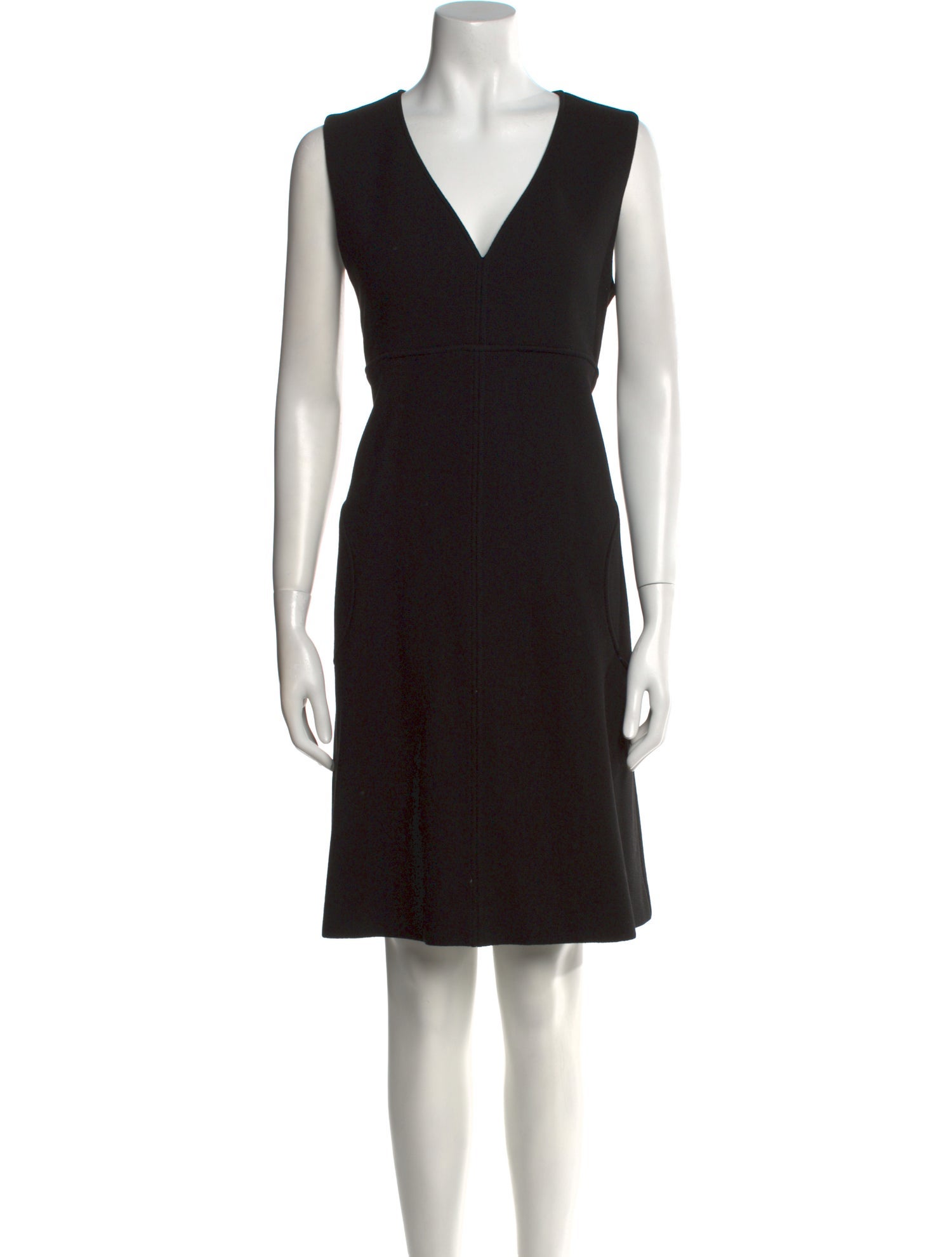 Lisa Perry V-Neck Knee-Length Dress