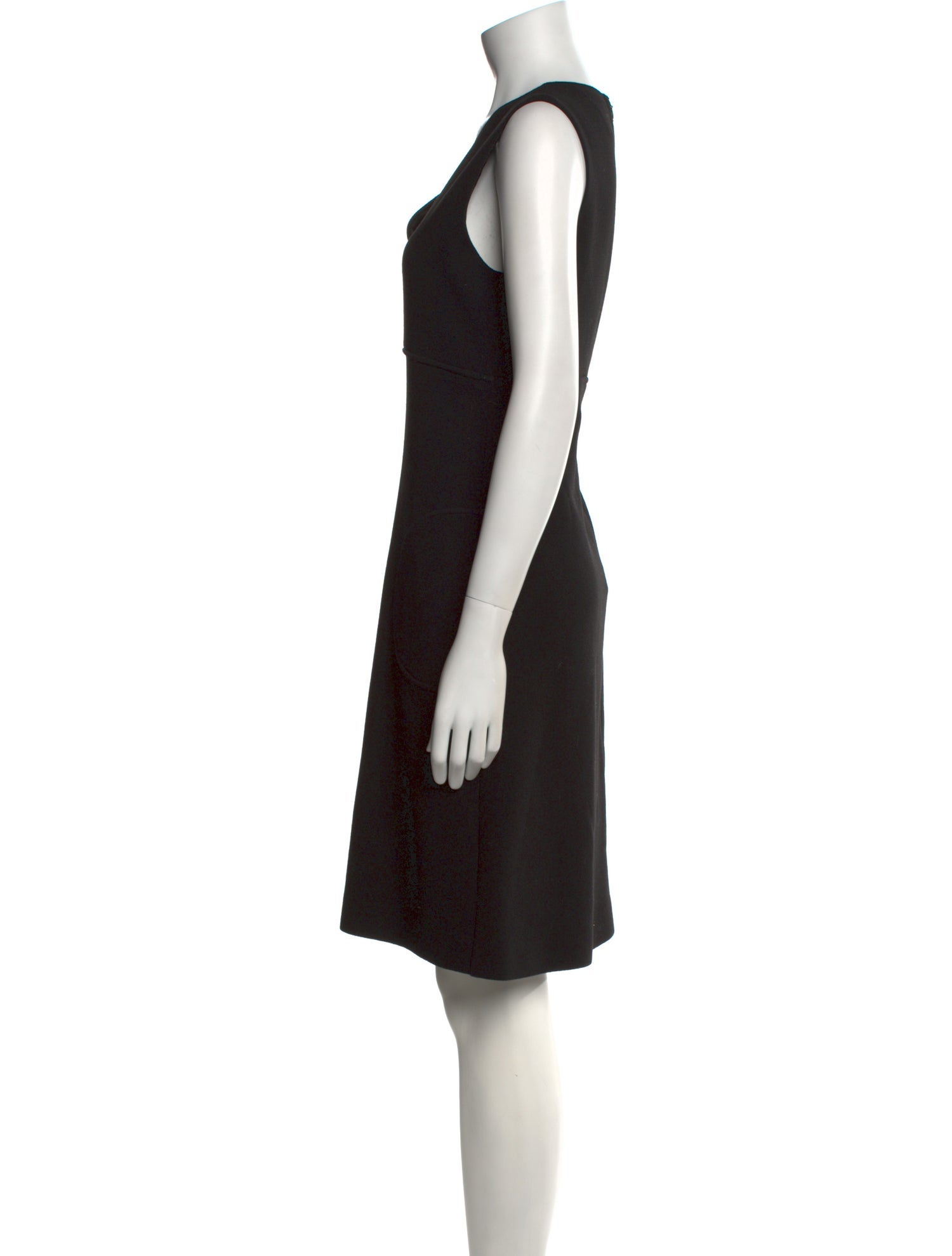 Lisa Perry V-Neck Knee-Length Dress