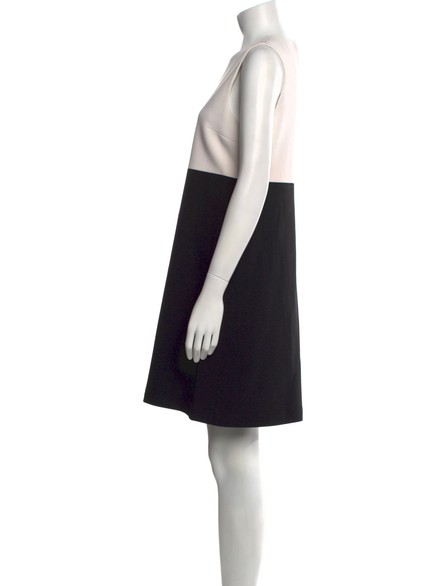 Lisa Perry Colorblock Pattern Mini Dress