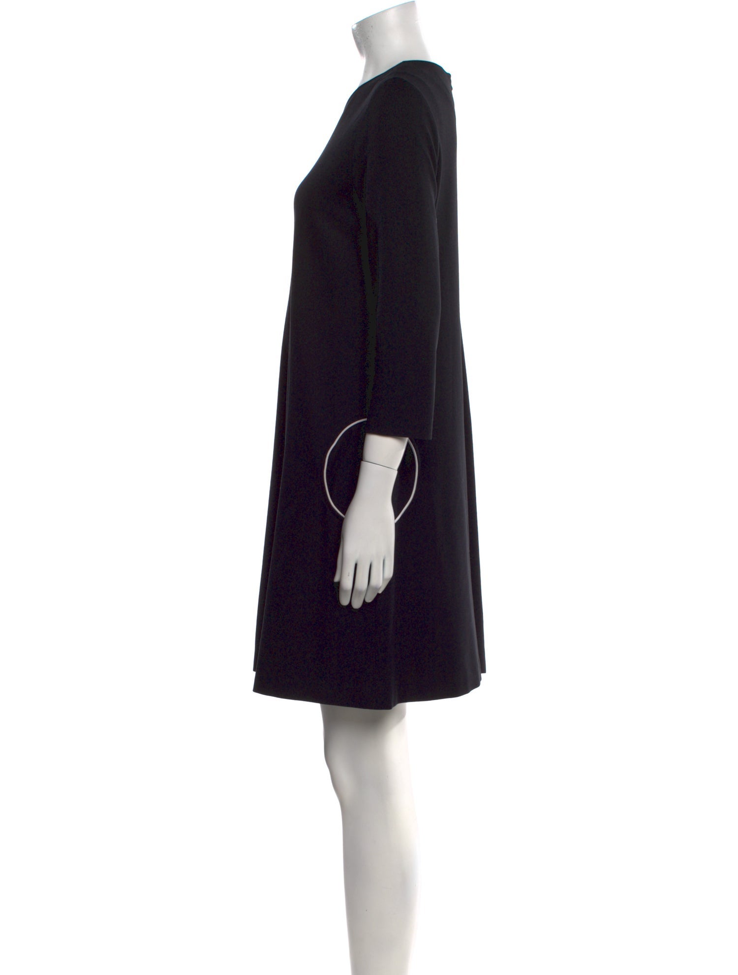 Lisa Perry Scoop Neck Mini Dress