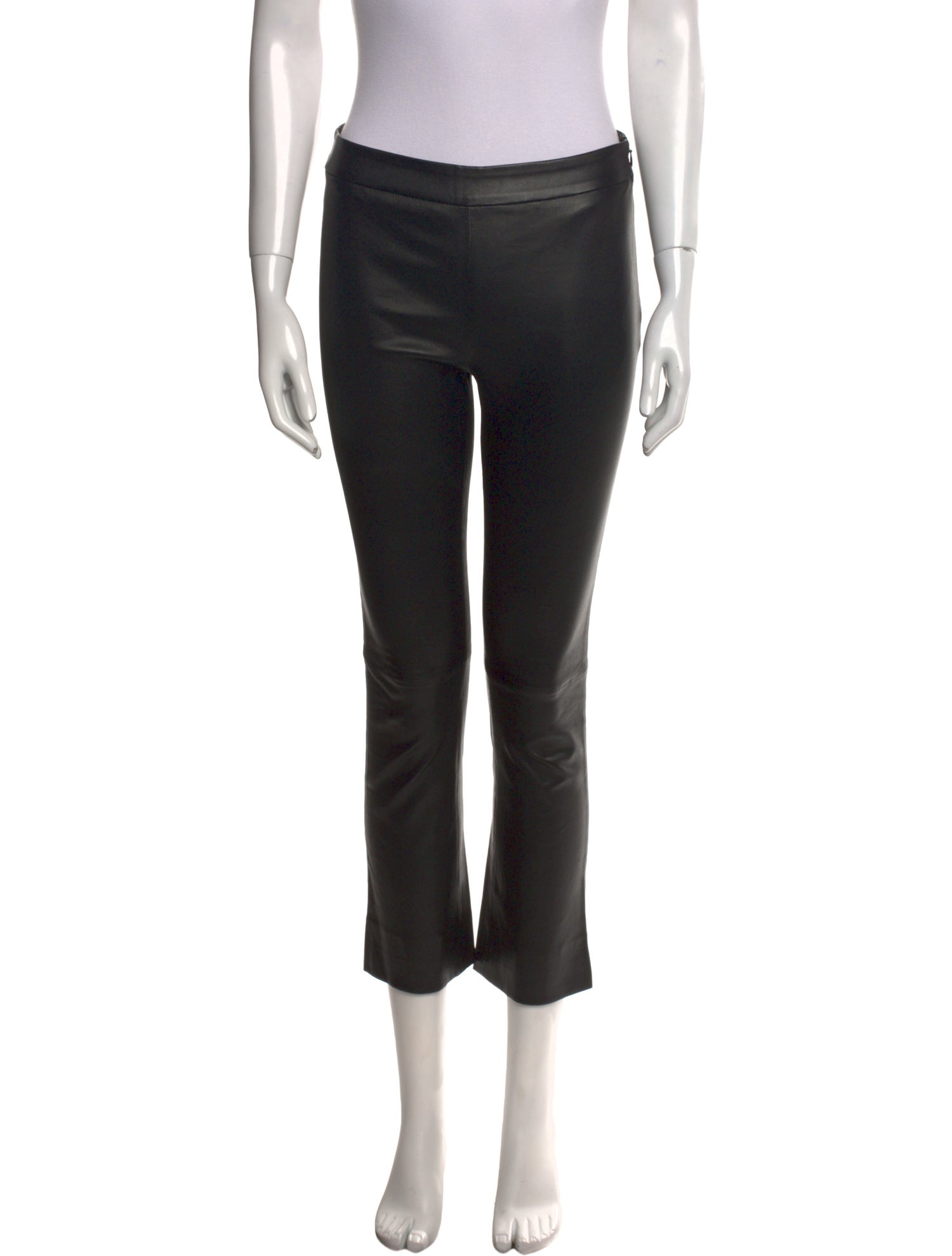 Lisa Perry Leather Straight Leg Pants