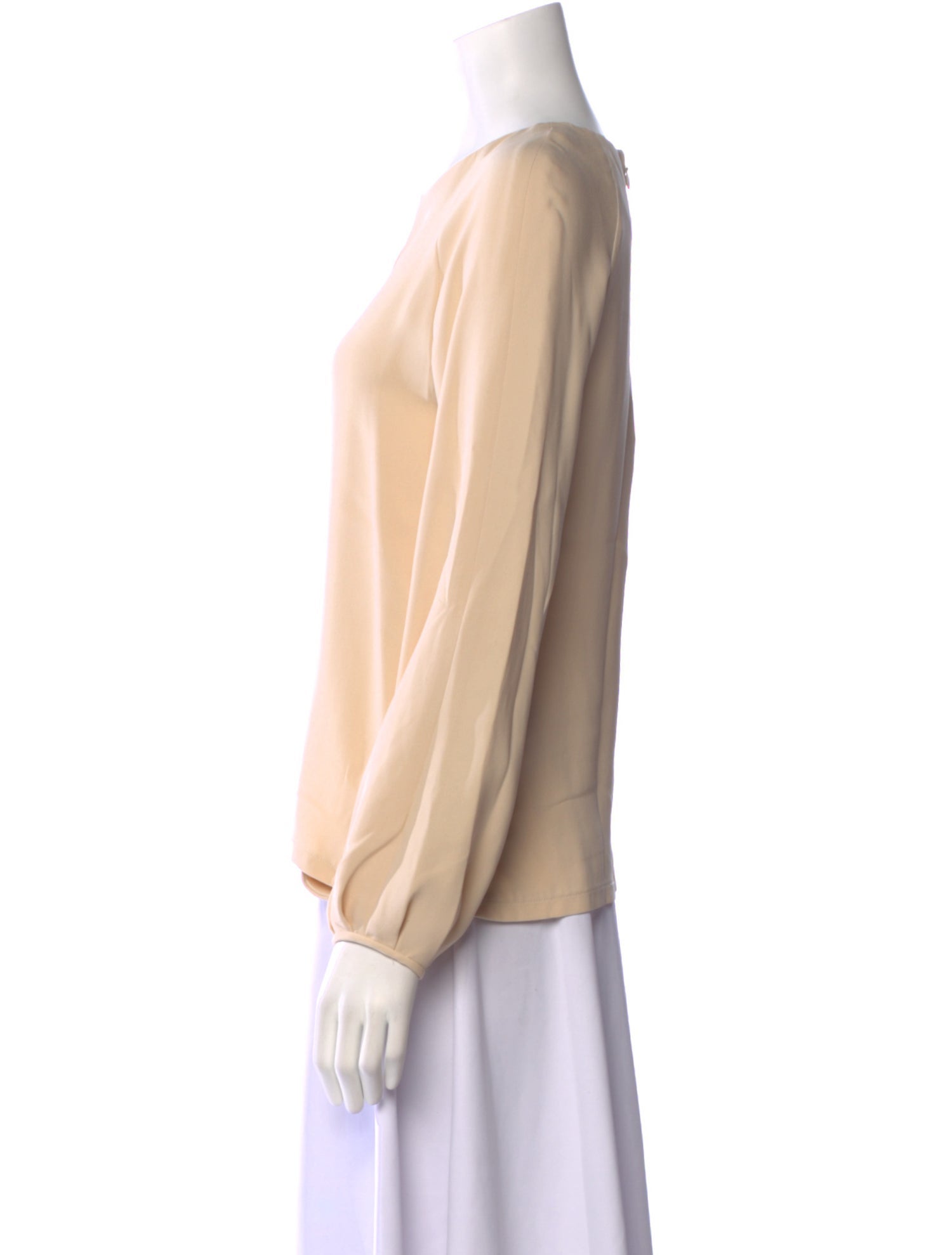 Lisa Perry Silk V-Neck Blouse