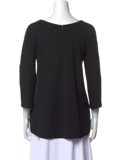 Lisa Perry Wool Scoop Neck T-Shirt