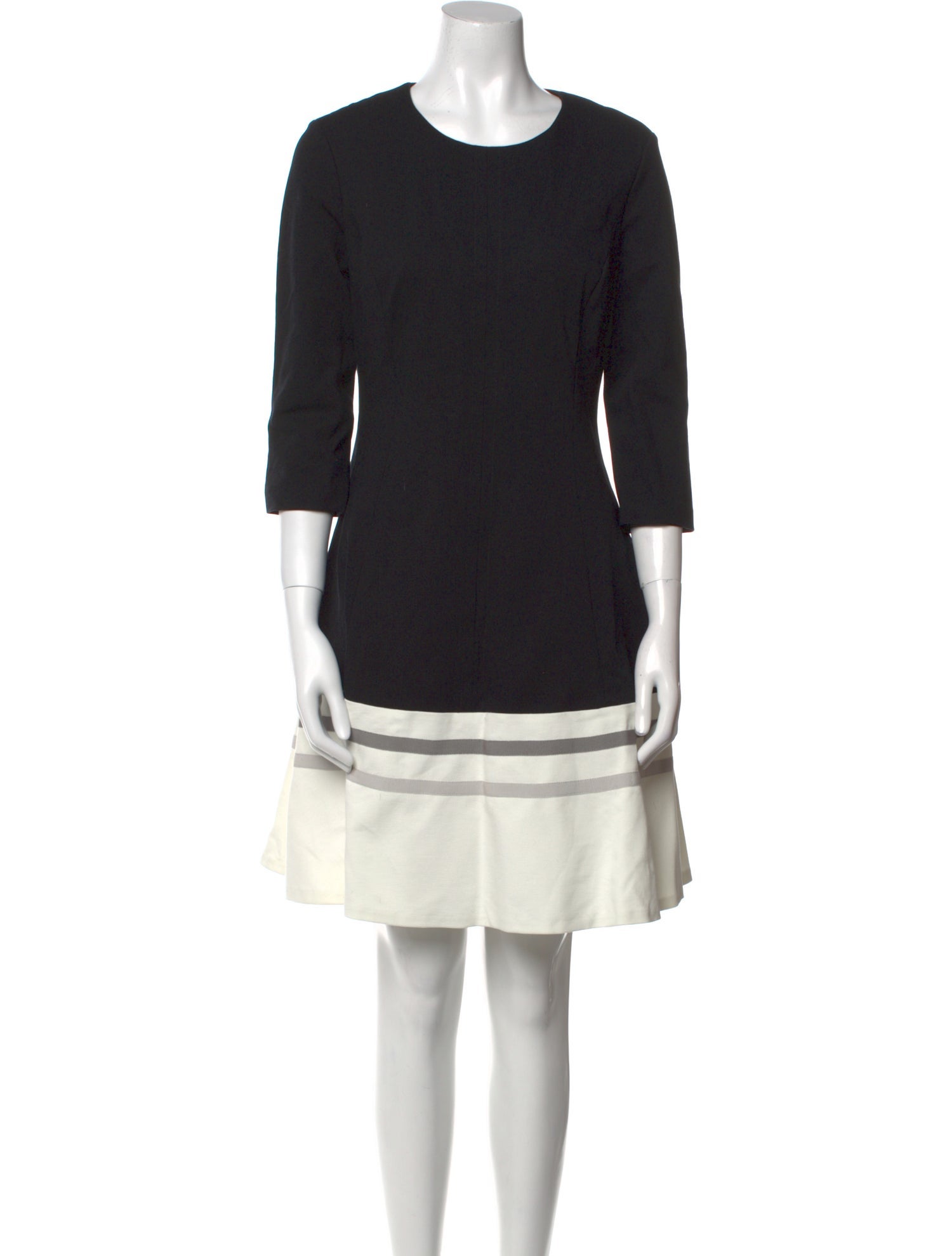 Lisa Perry Crew Neck Knee-Length Dress