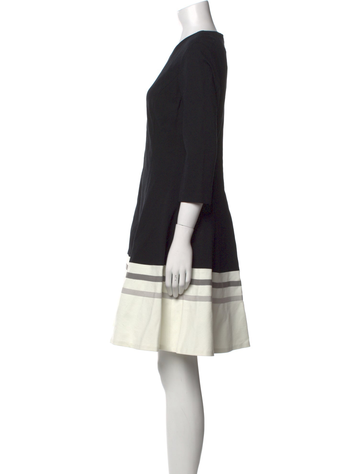 Lisa Perry Crew Neck Knee-Length Dress