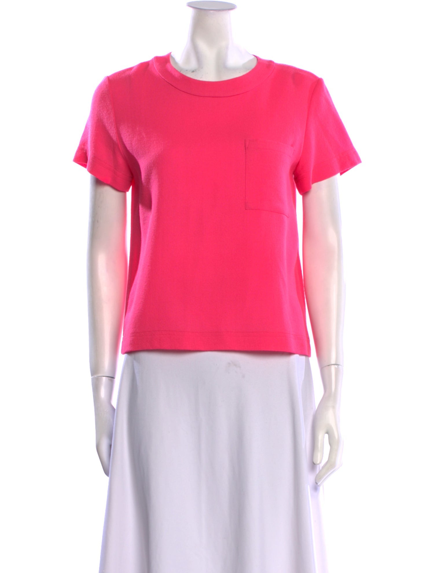 Lisa Perry Wool Crew Neck T-Shirt