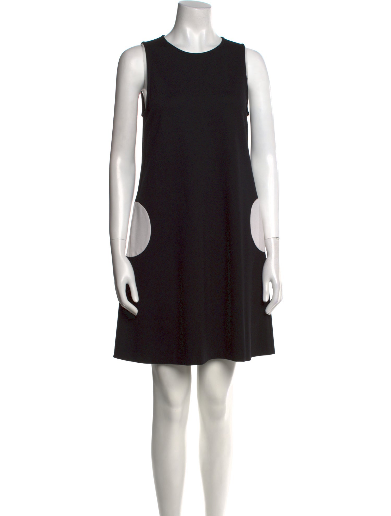 Lisa Perry Crew Neck Mini Dress