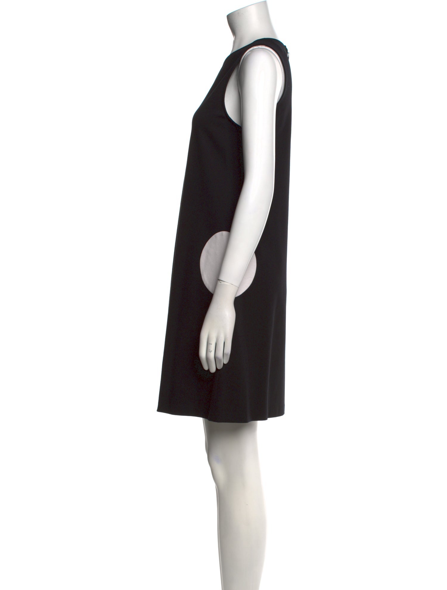 Lisa Perry Crew Neck Mini Dress