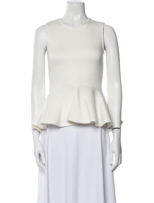 Lisa Perry Crew Neck Sleeveless Top