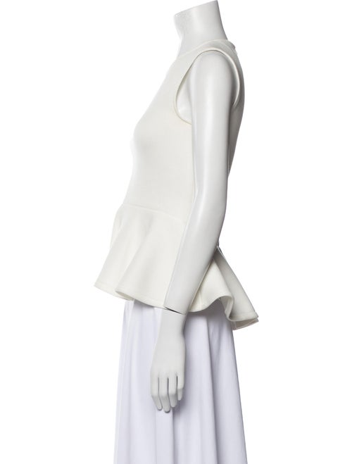 Lisa Perry Crew Neck Sleeveless Top