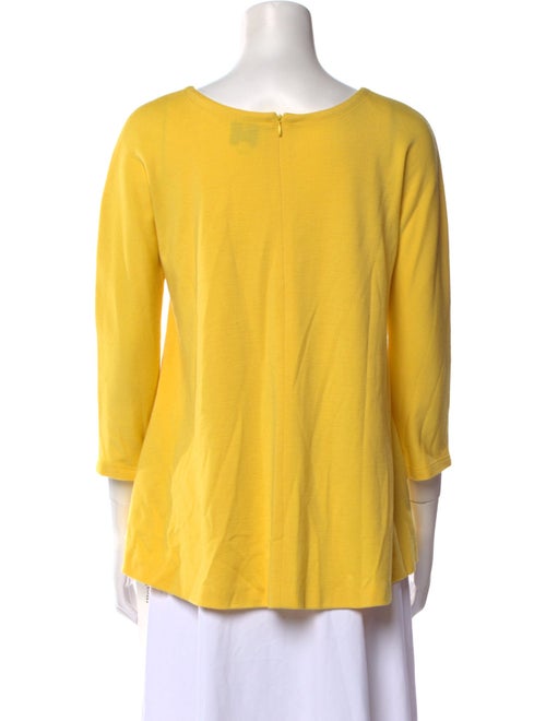 Lisa Perry Wool Scoop Neck Top