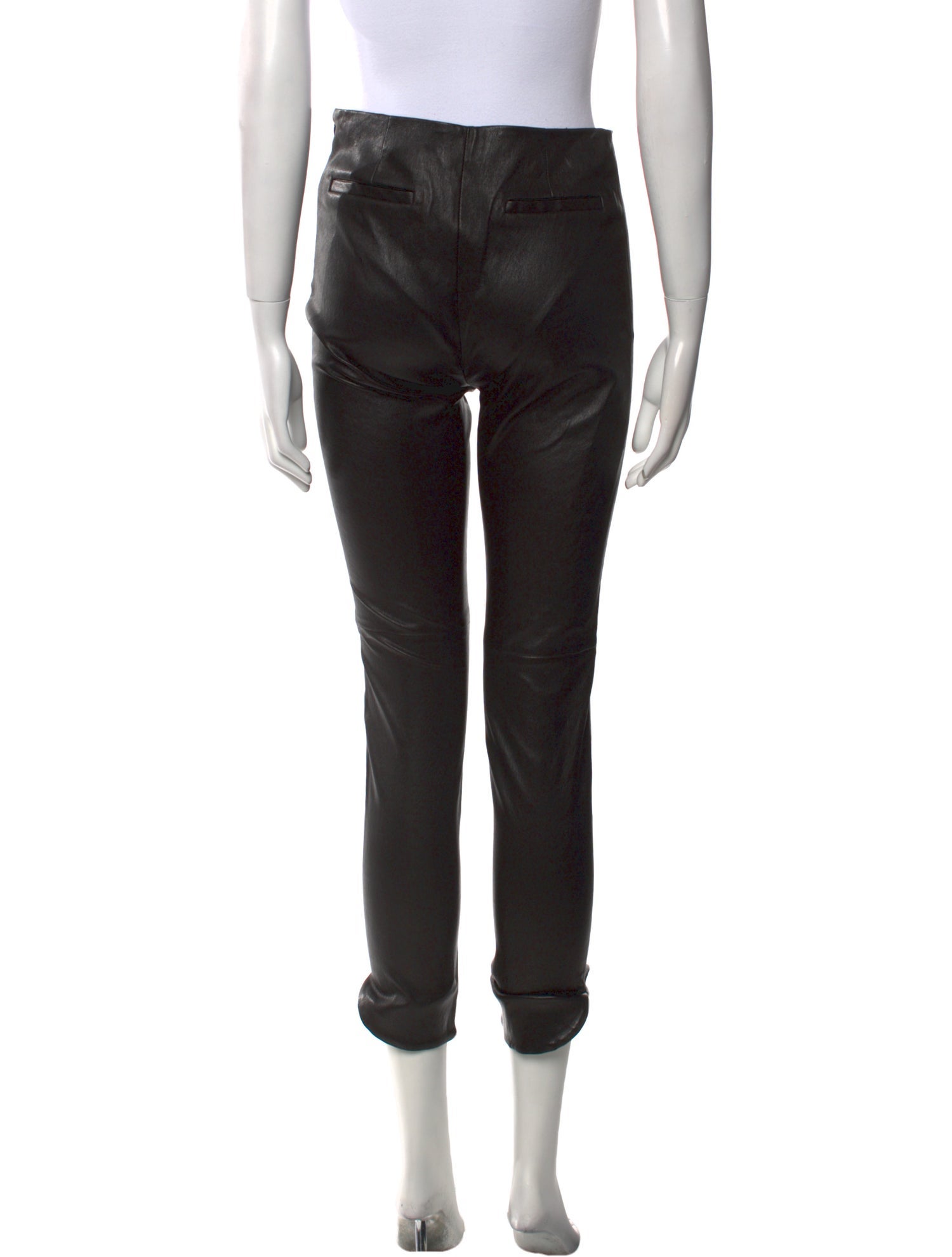 Lisa Perry Leather Skinny Leg Pants