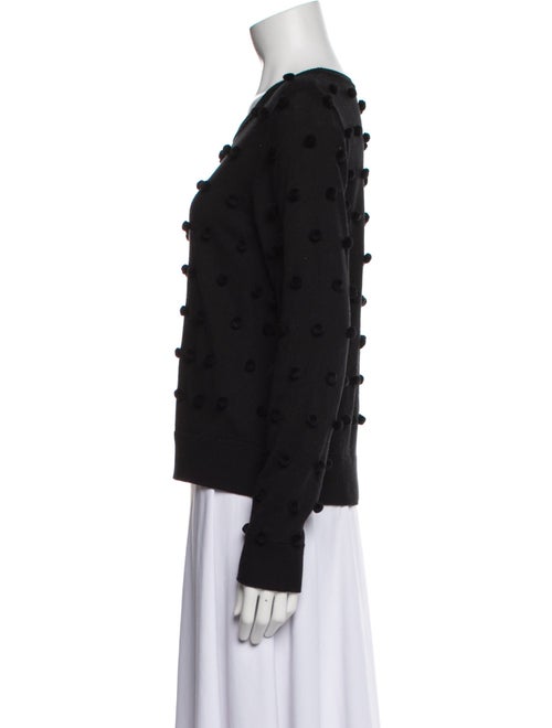 Lisa Perry Printed Scoop Neck Sweater