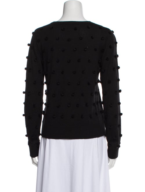 Lisa Perry Printed Scoop Neck Sweater