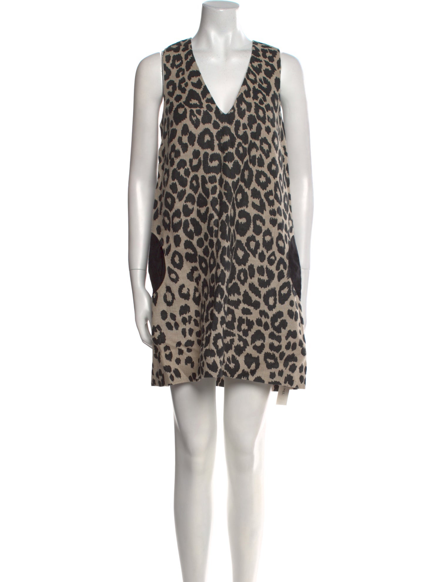 Lisa Perry Linen Mini Dress