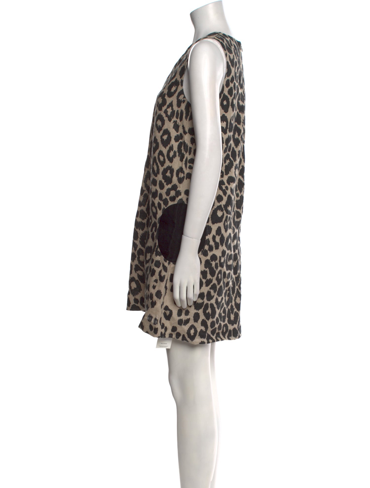 Lisa Perry Linen Mini Dress