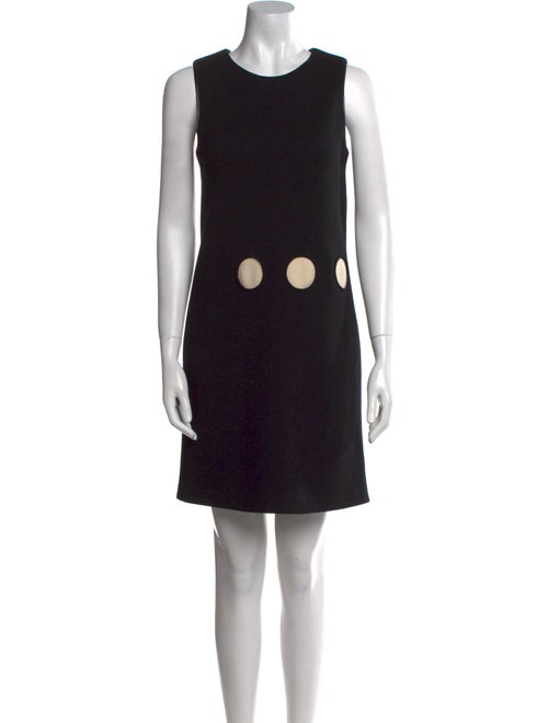 Lisa Perry Crew Neck Knee-Length Dress