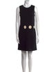 Lisa Perry Crew Neck Knee-Length Dress