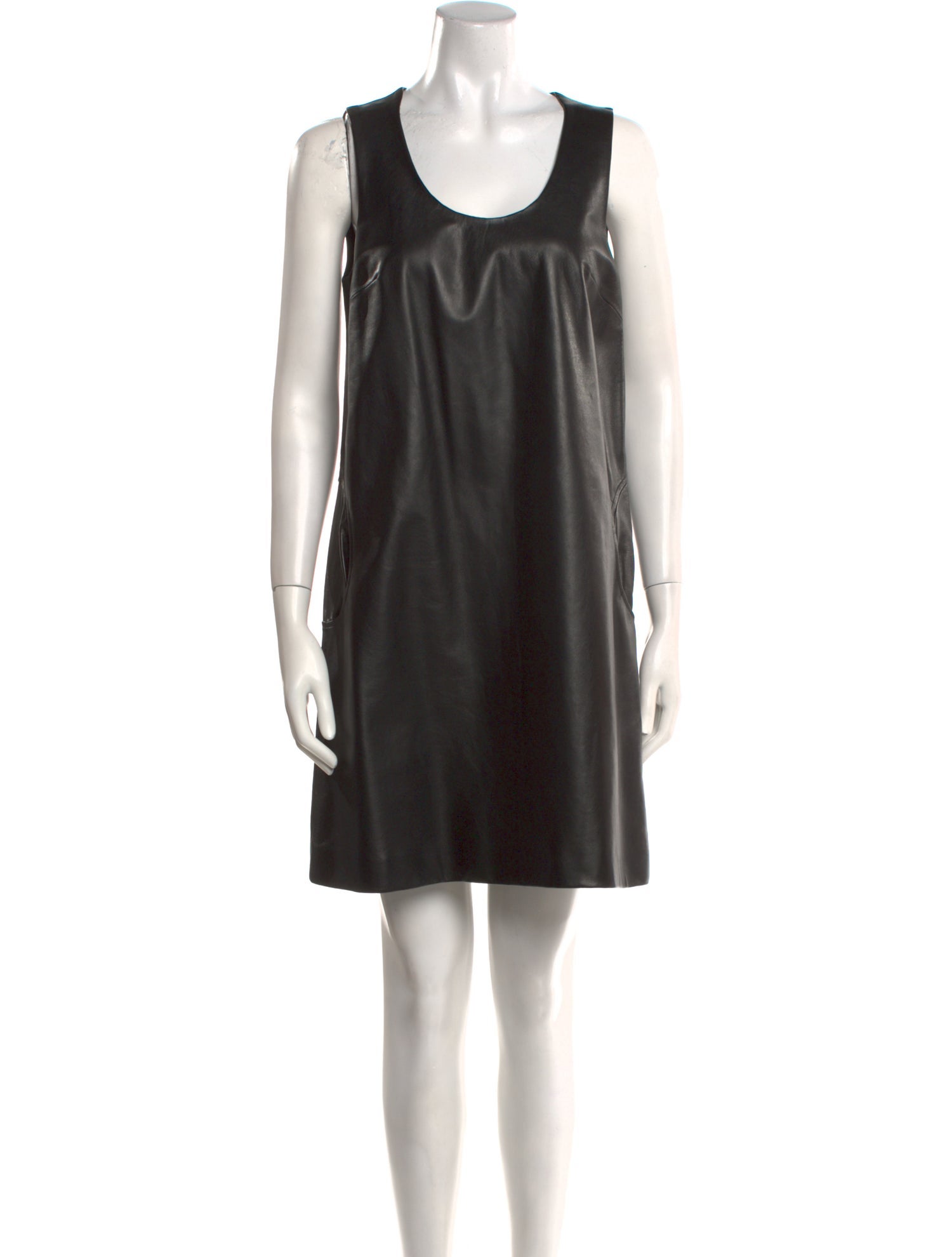 Lisa Perry Lambskin Mini Dress